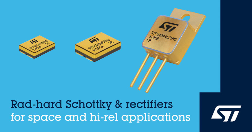 STMicroelectronics Boosts Power Efficiency in Space Applications with New Radiation-Hardened Devices